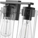 Serena 4 Light 30.5 inch Matte Black Vanity Light Wall Light